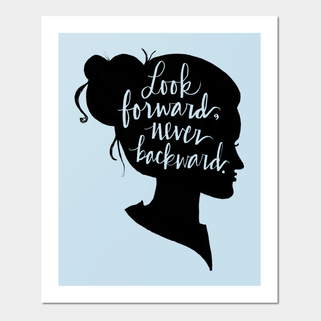 Look Forward, Never Backward: Artsy Girl Silhouette